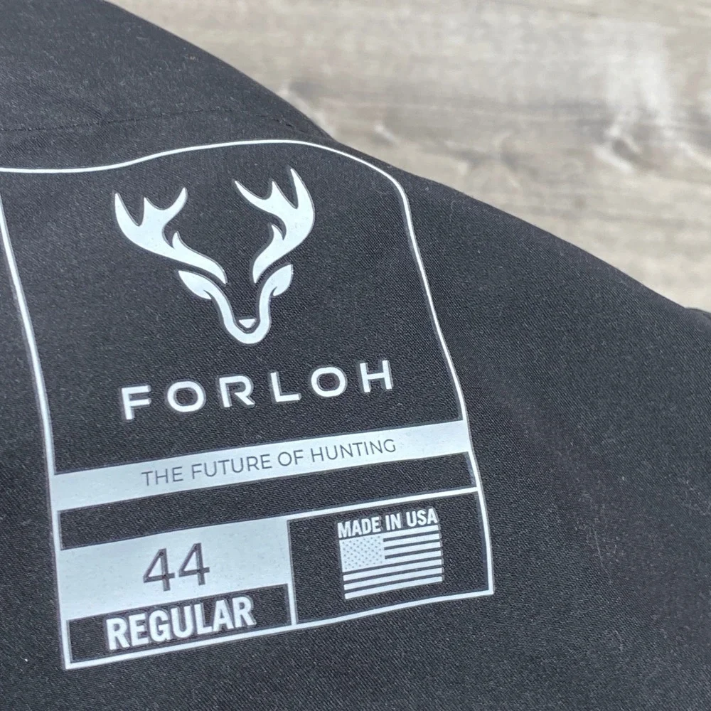 FORLOH Shorts‎ Mens 44 Green Polyester Spandex Hunting Outdoor Made in USA